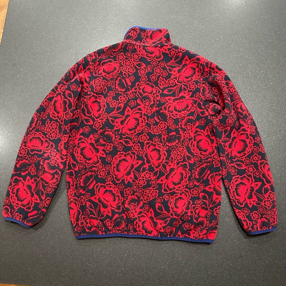 Patagonia Rare Limited Edition Synchilla Snap-T Fleece Pullover Lotus Flower M - Picture 2 of 7
